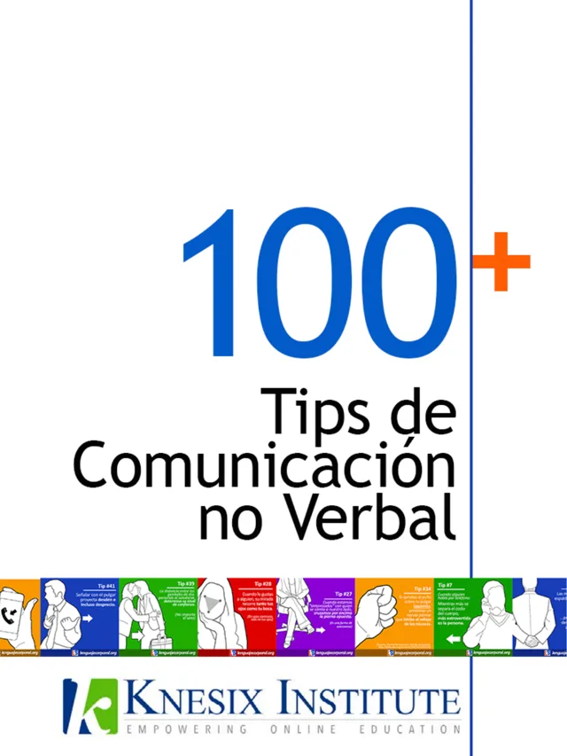 Portada del ebook «100+ Tips de Comunicación No Verbal»
